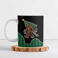 Western Yoke Ceramic Mug Bigfoot Xmas Cowboy Style - Wonder Print Shop