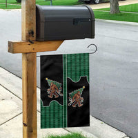 Western Yoke Garden Flag Bigfoot Xmas Cowboy Style - Wonder Print Shop