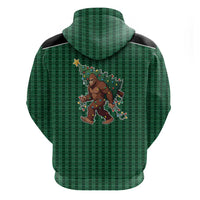 Western Yoke Hoodie Bigfoot Xmas Cowboy Style - Wonder Print Shop