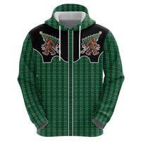 Western Yoke Hoodie Bigfoot Xmas Cowboy Style - Wonder Print Shop