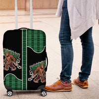 Western Yoke Luggage Cover Bigfoot Xmas Cowboy Style - Wonder Print Shop