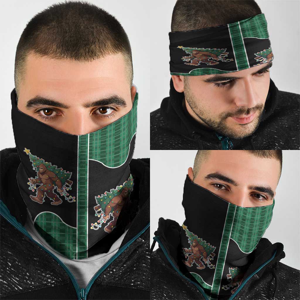 Western Yoke Neck Gaiter Bigfoot Xmas Cowboy Style - Wonder Print Shop
