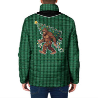 Western Yoke Padded Jacket Bigfoot Xmas Cowboy Style - Wonder Print Shop