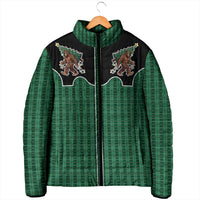 Western Yoke Padded Jacket Bigfoot Xmas Cowboy Style - Wonder Print Shop