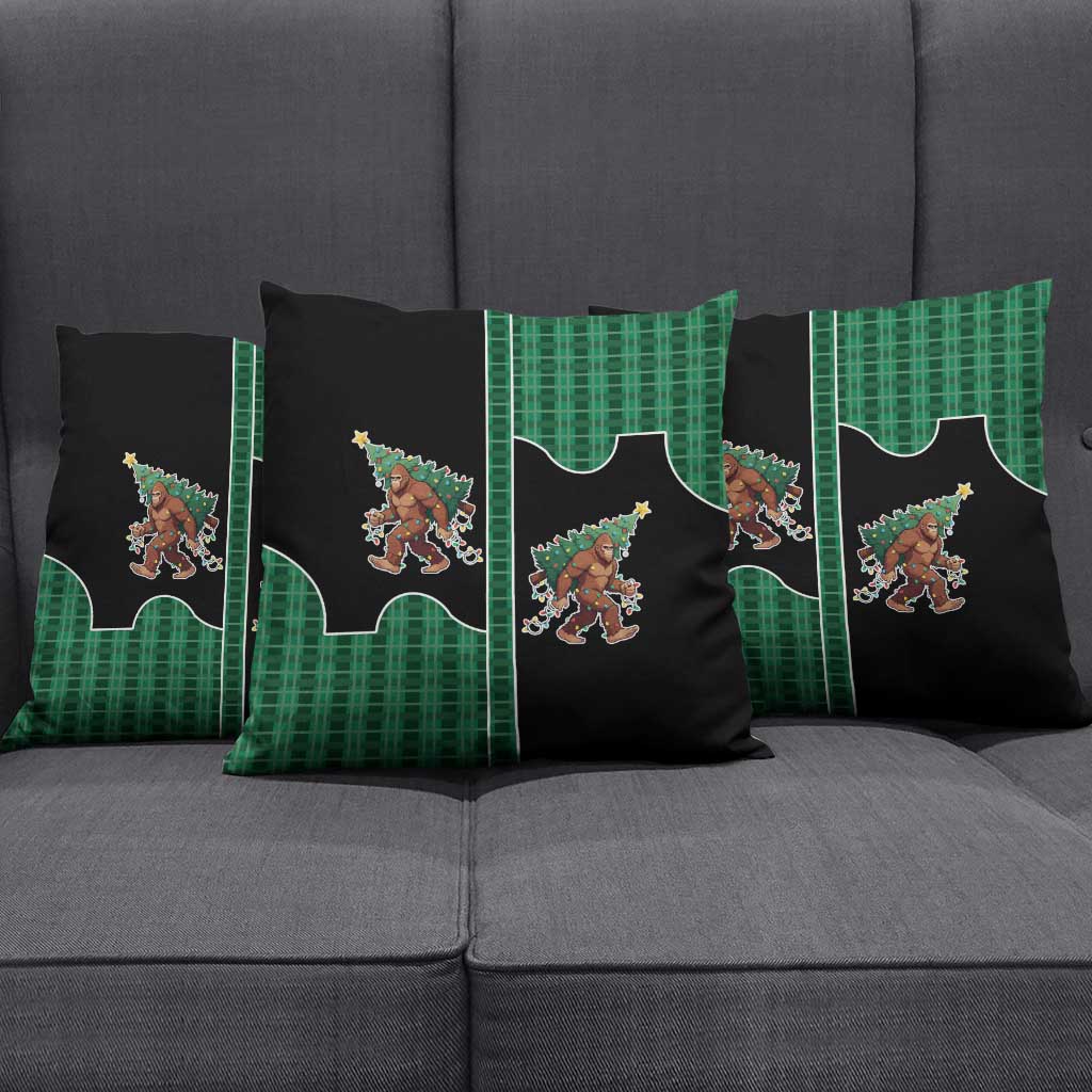 Western Yoke Pillow Cover Bigfoot Xmas Cowboy Style - Wonder Print Shop