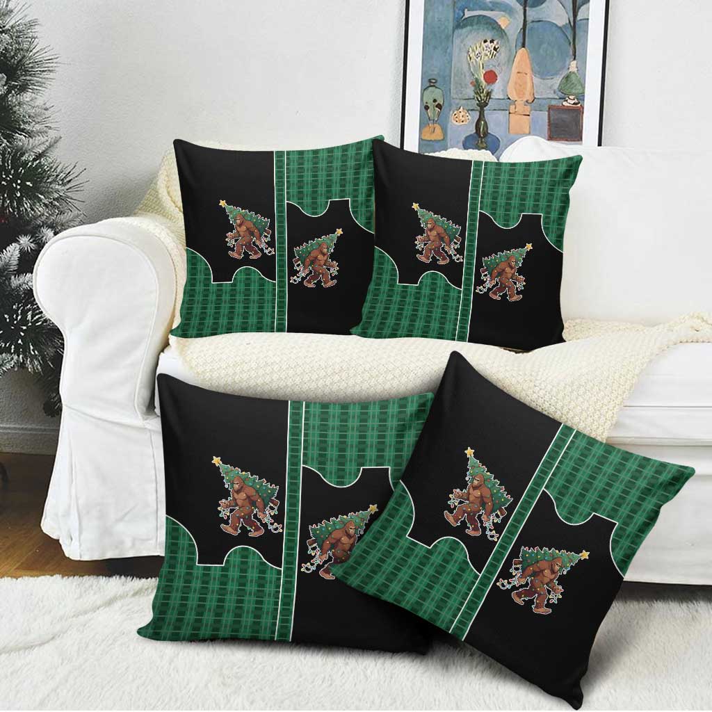 Western Yoke Pillow Cover Bigfoot Xmas Cowboy Style - Wonder Print Shop