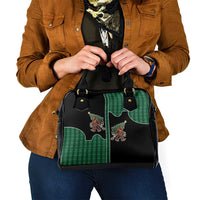 Western Yoke Shoulder Handbag Bigfoot Xmas Cowboy Style - Wonder Print Shop