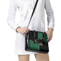 Western Yoke Shoulder Handbag Bigfoot Xmas Cowboy Style - Wonder Print Shop