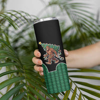 Western Yoke Skinny Tumbler Bigfoot Xmas Cowboy Style - Wonder Print Shop
