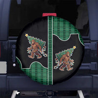 Western Yoke Spare Tire Cover Bigfoot Xmas Cowboy Style - Wonder Print Shop
