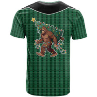 Western Yoke T Shirt Bigfoot Xmas Cowboy Style - Wonder Print Shop