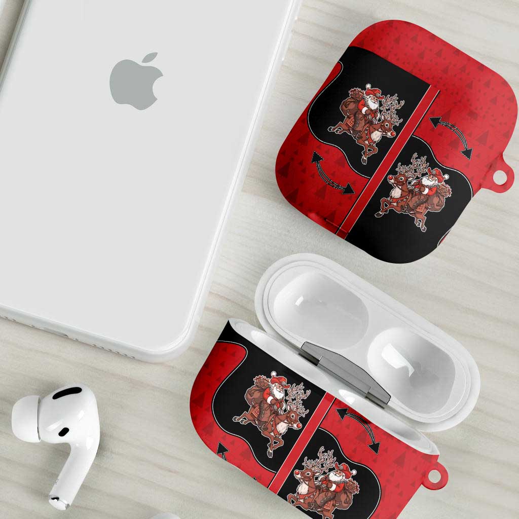 Western Yoke AirPods Case Santa Cowboy Style - Wonder Print Shop