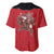 Western Yoke Baseball Jersey Santa Cowboy Style - Wonder Print Shop