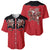 Western Yoke Baseball Jersey Santa Cowboy Style - Wonder Print Shop