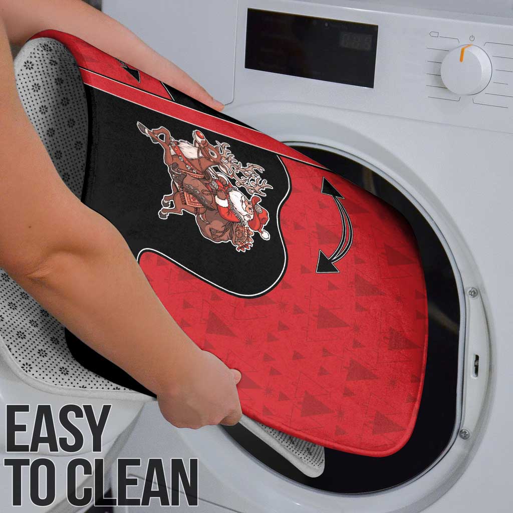 Western Yoke Bathroom Set Santa Cowboy Style - Wonder Print Shop