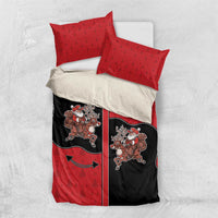 Western Yoke Bedding Set Santa Cowboy Style - Wonder Print Shop