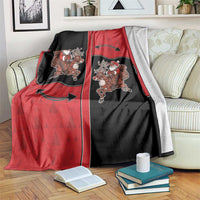 Western Yoke Blanket Santa Cowboy Style - Wonder Print Shop