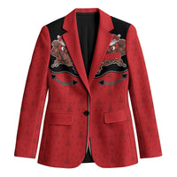 Western Yoke Blazer Santa Cowboy Style - Wonder Print Shop