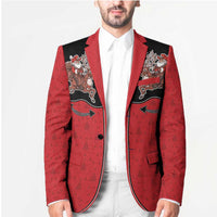 Western Yoke Blazer Santa Cowboy Style - Wonder Print Shop