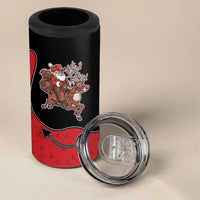 Western Yoke 4 in 1 Can Cooler Tumbler Santa Cowboy Style - Wonder Print Shop