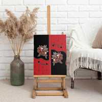 Western Yoke Canvas Wall Art Santa Cowboy Style - Wonder Print Shop