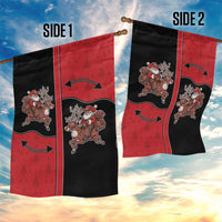 Western Yoke Garden Flag Santa Cowboy Style - Wonder Print Shop