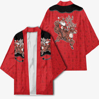 Western Yoke Kimono Santa Cowboy Style - Wonder Print Shop