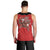 Western Yoke Men Tank Top Santa Cowboy Style - Wonder Print Shop