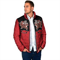 Western Yoke Padded Jacket Santa Cowboy Style - Wonder Print Shop