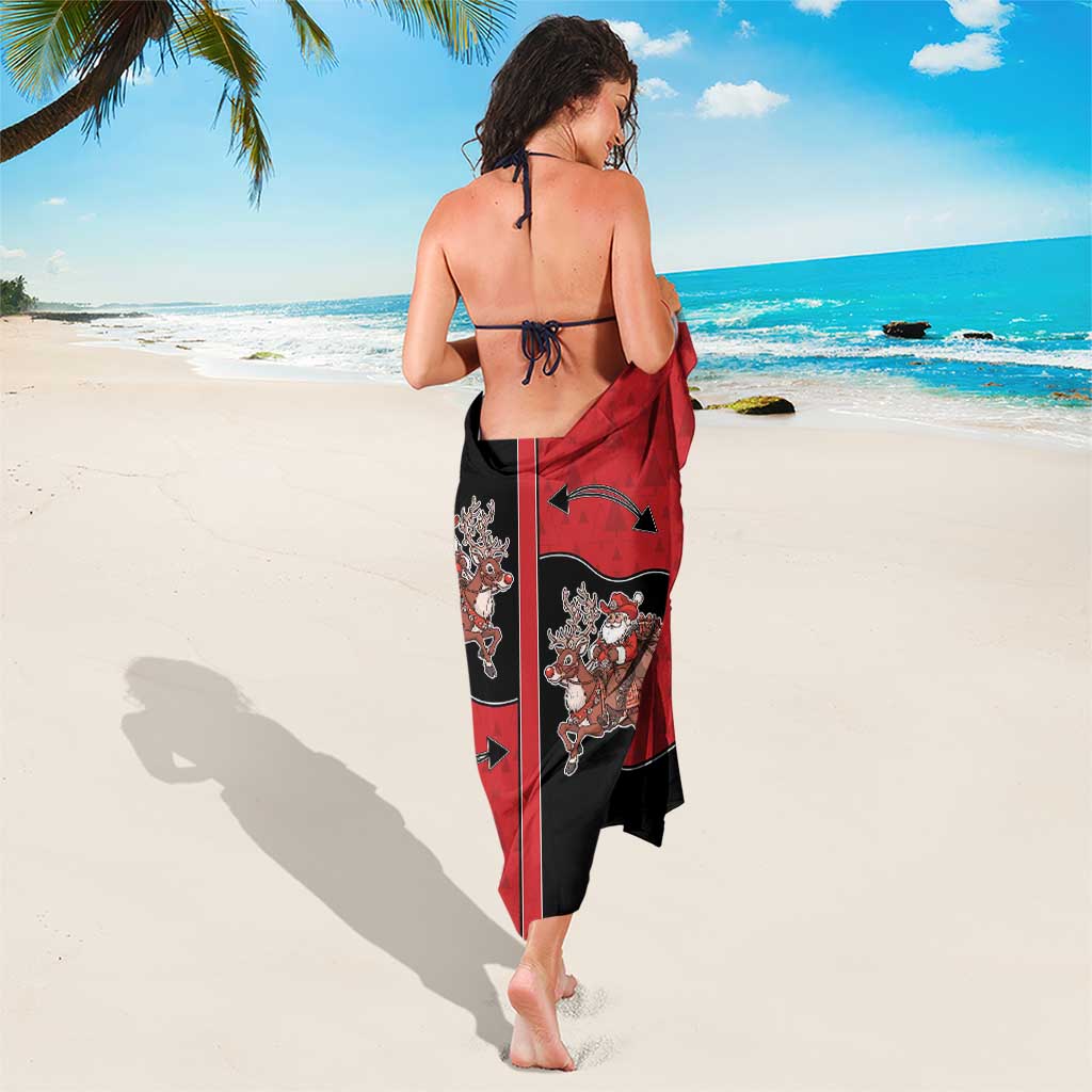 Western Yoke Sarong Santa Cowboy Style - Wonder Print Shop