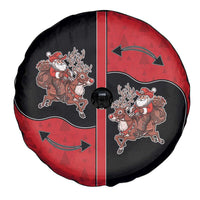 Western Yoke Spare Tire Cover Santa Cowboy Style - Wonder Print Shop