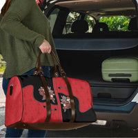 Western Yoke Travel Bag Santa Cowboy Style - Wonder Print Shop