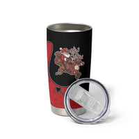 Western Yoke Tumbler Cup Santa Cowboy Style - Wonder Print Shop