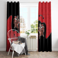 Western Yoke Window Curtain Santa Cowboy Style - Wonder Print Shop