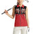 Western Yoke Women Sleeveless Polo Shirt Santa Cowboy Style - Wonder Print Shop