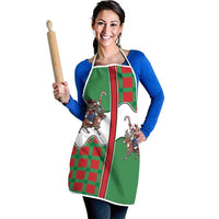 Western Yoke Apron Mrs Claus Cowgirl Style - Wonder Print Shop