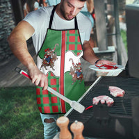 Western Yoke Apron Mrs Claus Cowgirl Style - Wonder Print Shop