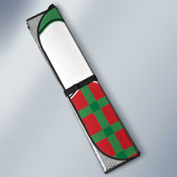 Western Yoke Auto Sun Shade Mrs Claus Cowgirl Style - Wonder Print Shop