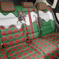 Western Yoke Back Car Seat Cover Mrs Claus Cowgirl Style - Wonder Print Shop