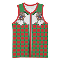 Western Yoke Basketball Jersey Mrs Claus Cowgirl Style - Wonder Print Shop