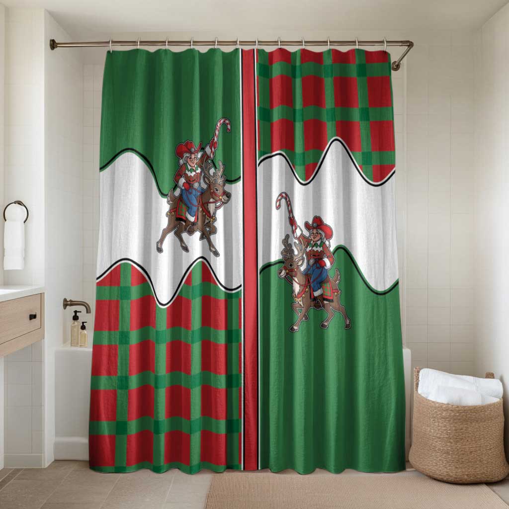 Western Yoke Bathroom Set Mrs Claus Cowgirl Style - Wonder Print Shop