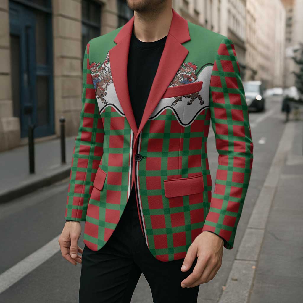 Western Yoke Blazer Mrs Claus Cowgirl Style - Wonder Print Shop