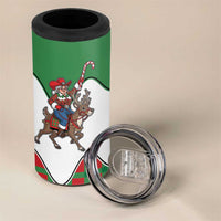 Western Yoke 4 in 1 Can Cooler Tumbler Mrs Claus Cowgirl Style - Wonder Print Shop