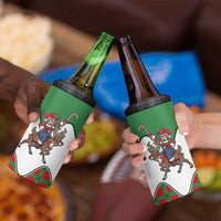 Western Yoke 4 in 1 Can Cooler Tumbler Mrs Claus Cowgirl Style - Wonder Print Shop