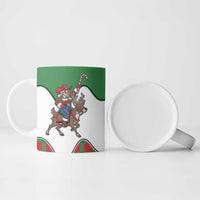 Western Yoke Ceramic Mug Mrs Claus Cowgirl Style - Wonder Print Shop