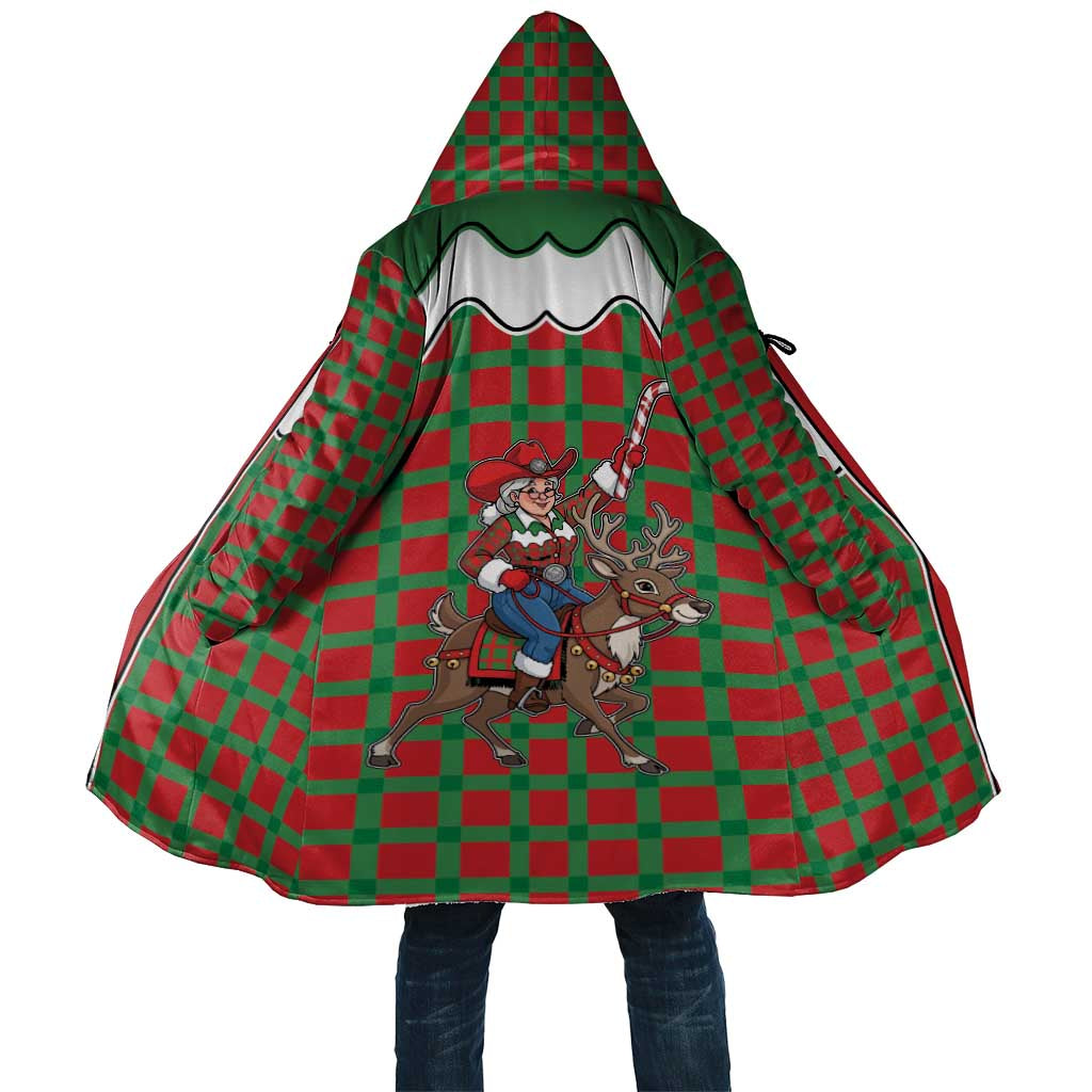 Western Yoke Cloak Mrs Claus Cowgirl Style - Wonder Print Shop