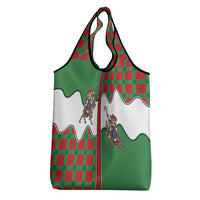 Western Yoke Grocery Bag Mrs Claus Cowgirl Style - Wonder Print Shop