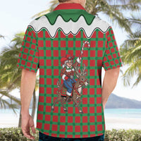 Western Yoke Hawaiian Shirt Mrs Claus Cowgirl Style - Wonder Print Shop