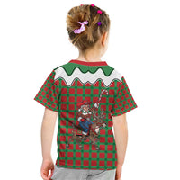 Western Yoke Kid T Shirt Mrs Claus Cowgirl Style - Wonder Print Shop