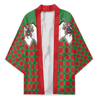 Western Yoke Kimono Mrs Claus Cowgirl Style - Wonder Print Shop